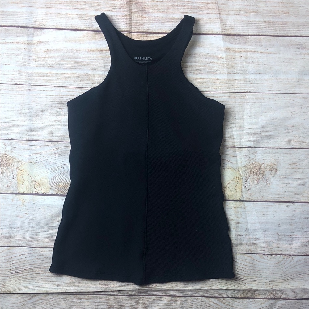 Athleta Black Racerback Tank